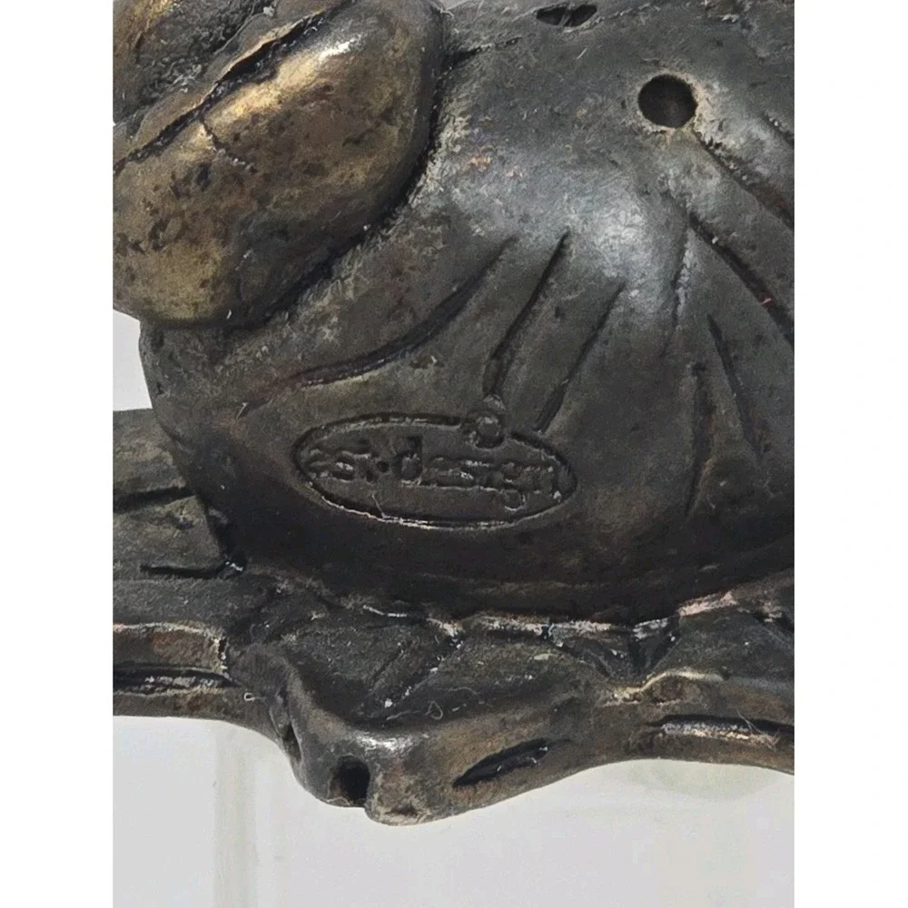 Cast Design Pewter Frog & Pig Head Salt & Pepper Shaker USA - 5